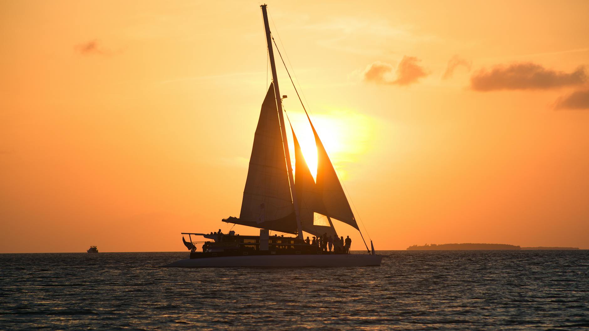 A stunning sunset over the Key West waterfront, the backdrop to centuries of island history