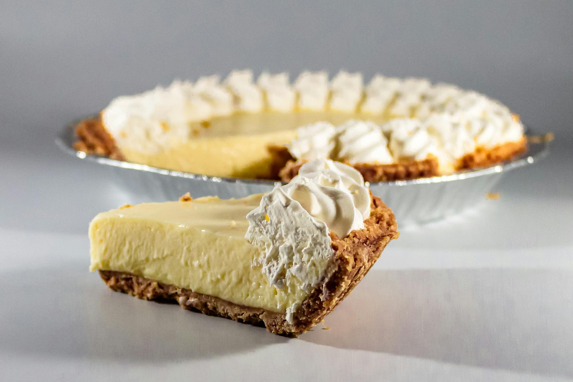 Key lime pie slice — the signature dessert at the best restaurants in Key West