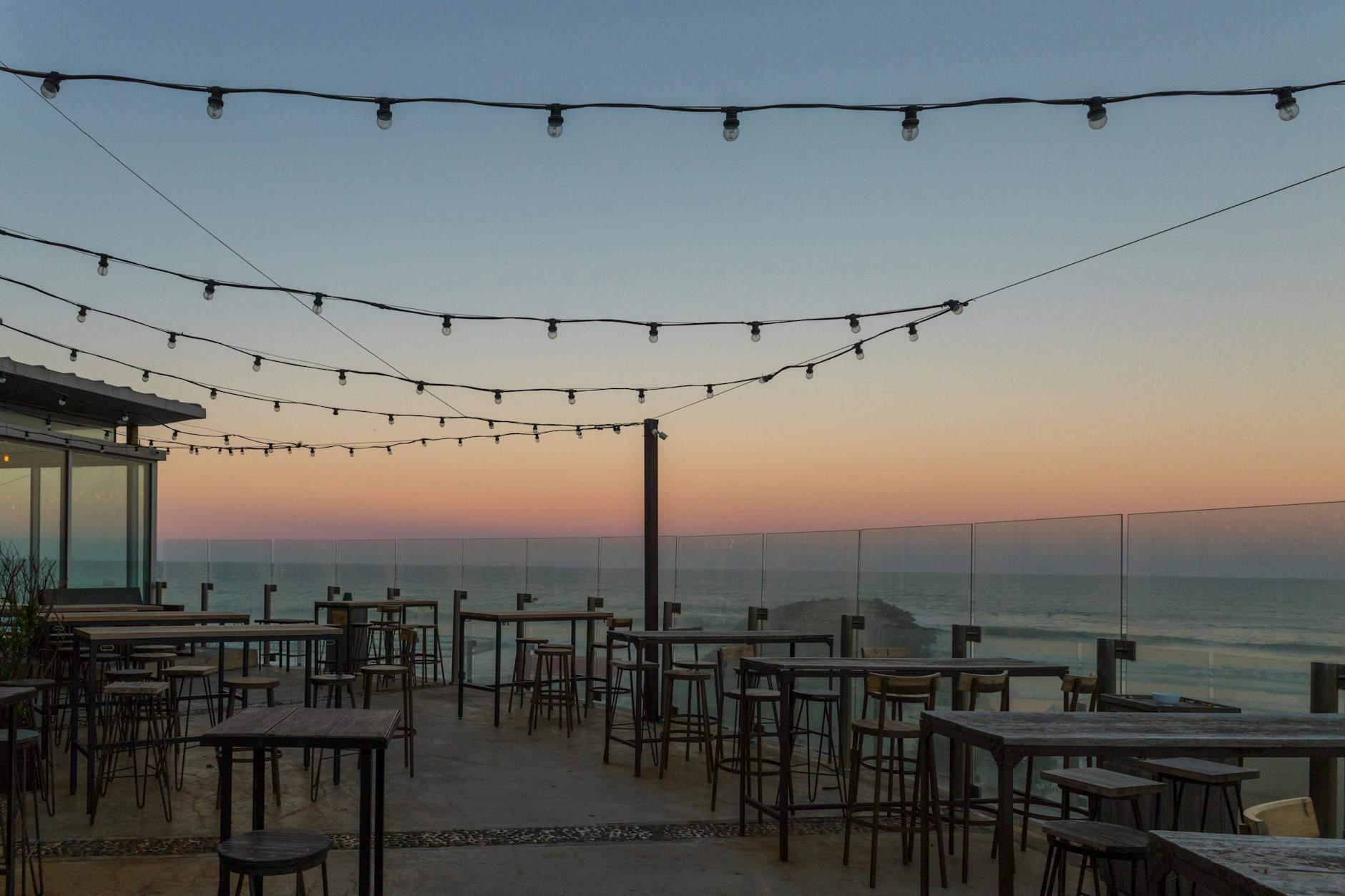 Rooftop bar with stunning sunset views over the ocean in Key West