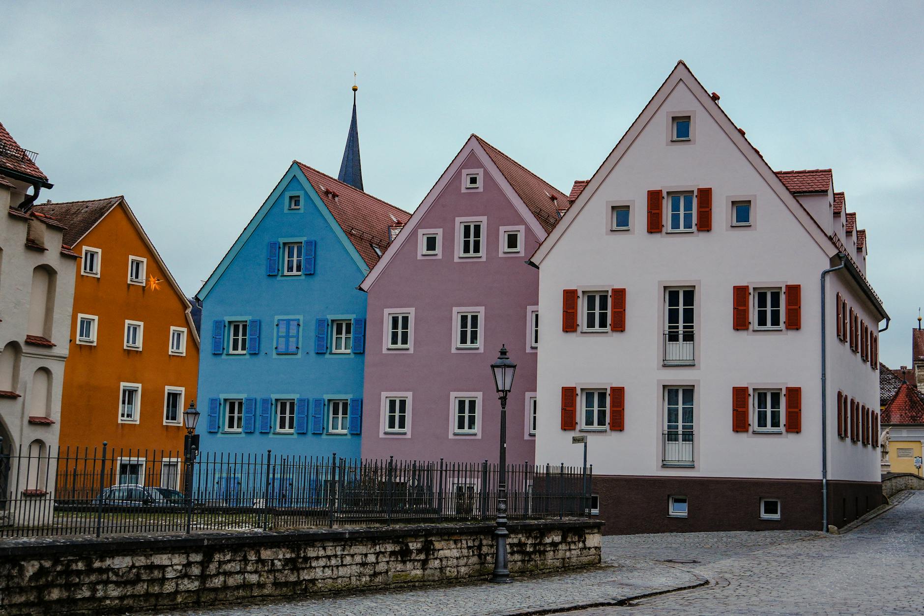 Colorful historic houses in Old Town Key West — the best neighborhood to stay in Key West