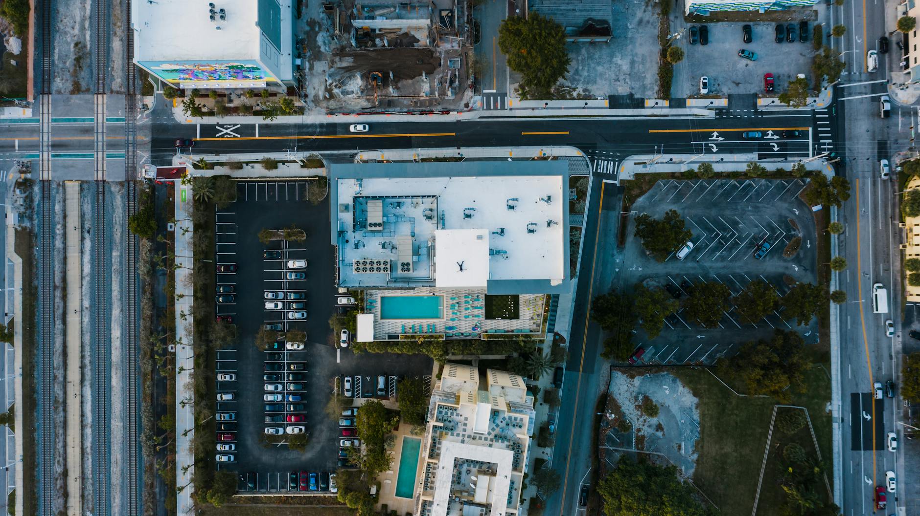 Aerial view of the Overseas Highway stretching across the Florida Keys turquoise waters