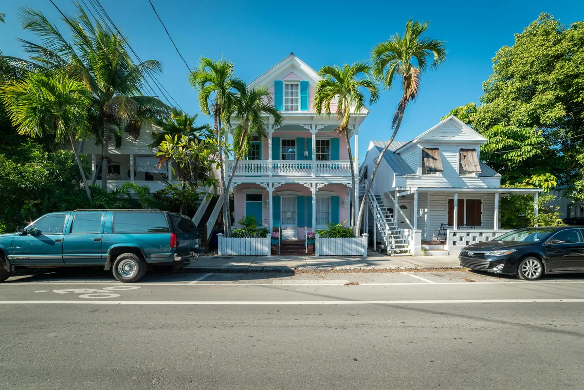 A budget guesthouse in Key West