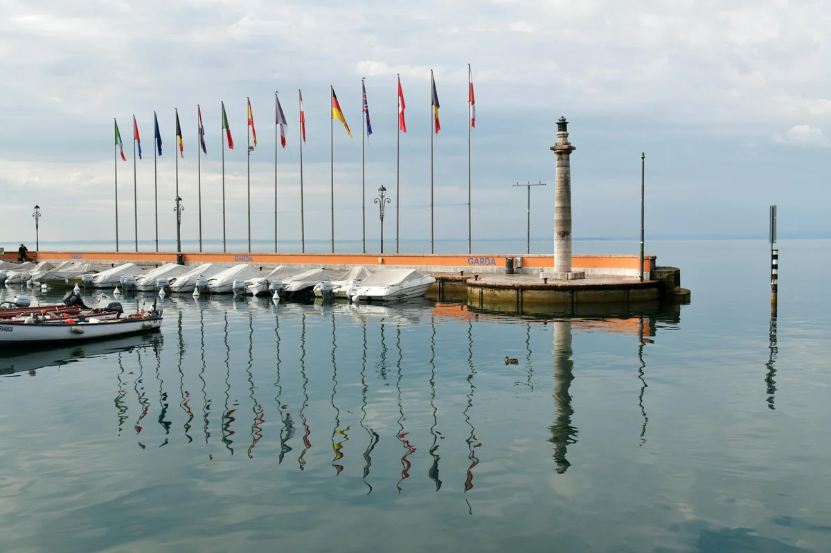 Boats flying flags during the Conch Republic celebration