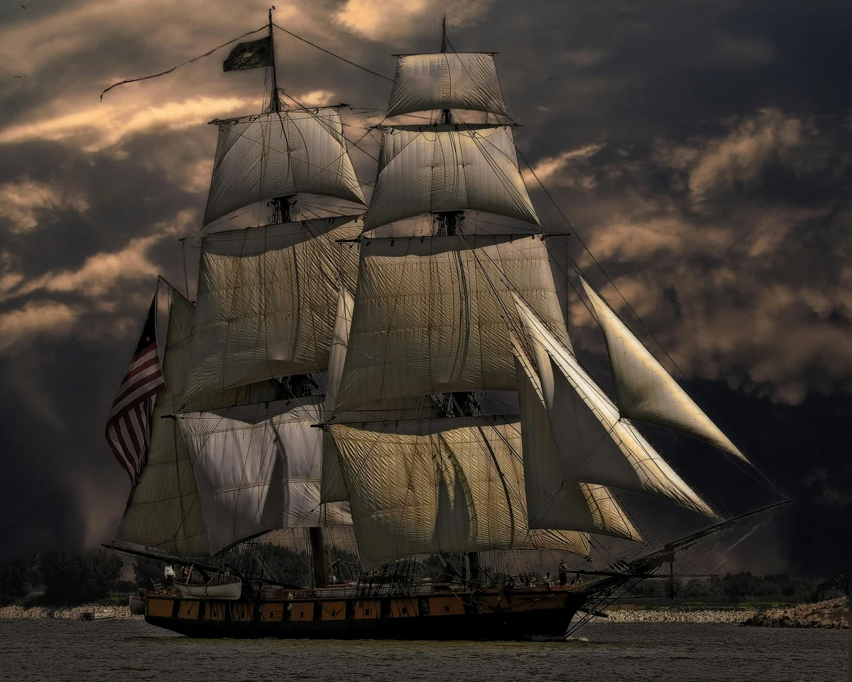 A tall ship during the Conch Republic celebration