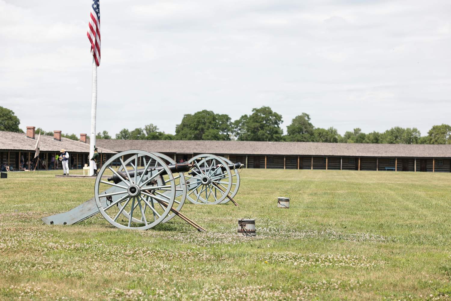 Civil War cannons at Fort Zachary Taylor Beach