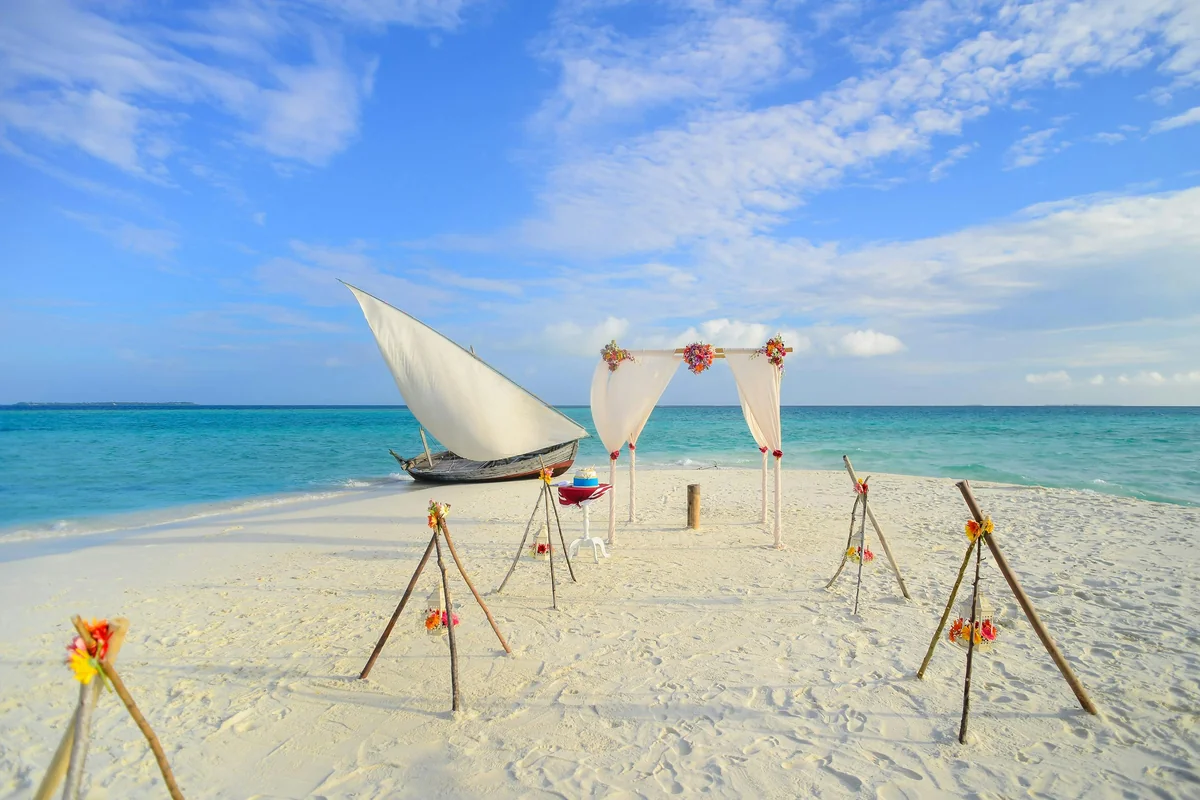 A beach vow renewal in Key West