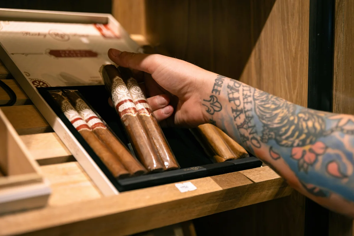 A Key West cigar shop humidor