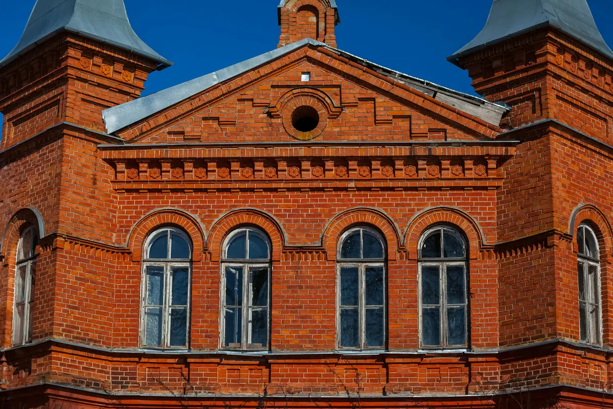 A historic cigar factory building in Key West