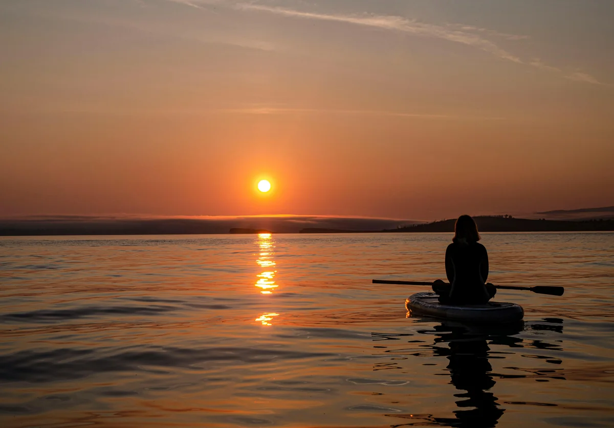 A sunset kayak eco tour in Key West