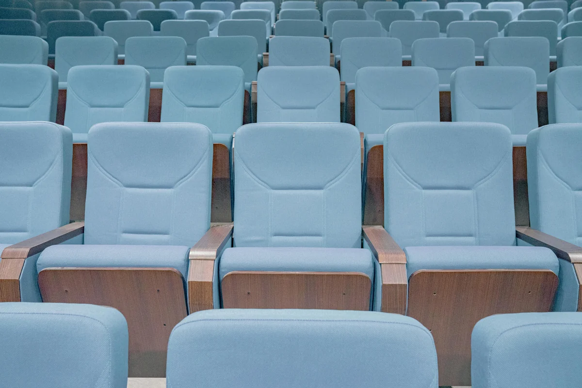 A Key West theater auditorium