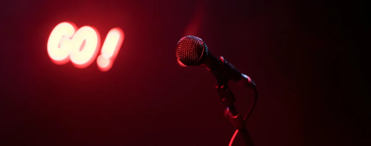 A stand-up comedy stage in Key West