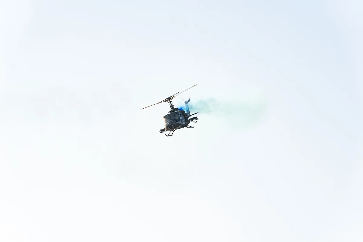 A helicopter scenic tour in Key West