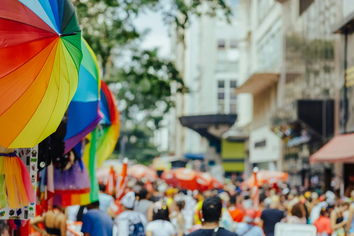 The Key West Pride street fair