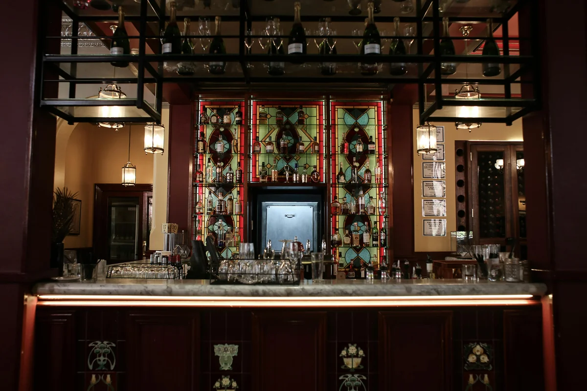 Interior of a historic Key West bar